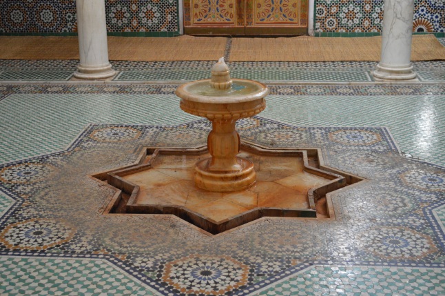 Fountain in the mausoleum