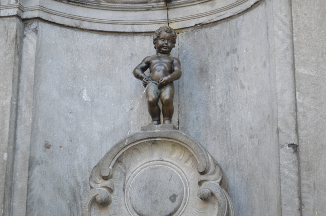 Manneken Pis - he's so small in person